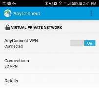 Turn AnyConnect VPN off and on