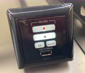 USB slot for USB stick or drive