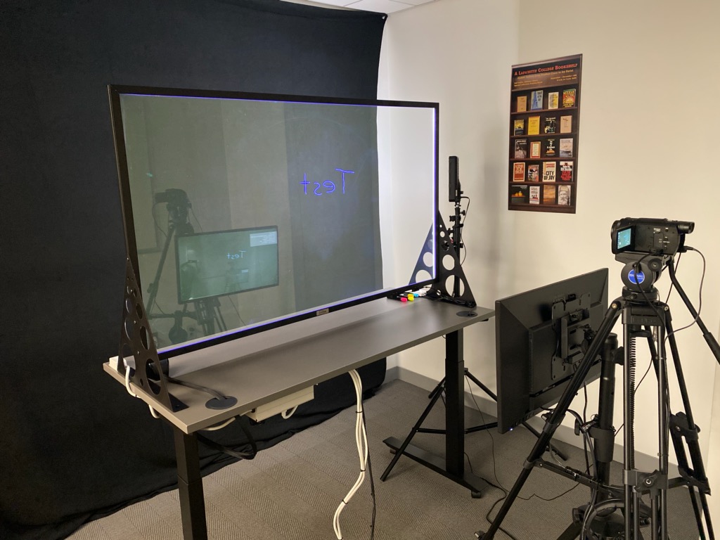 Light board studio set up