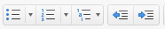 List controls in Word