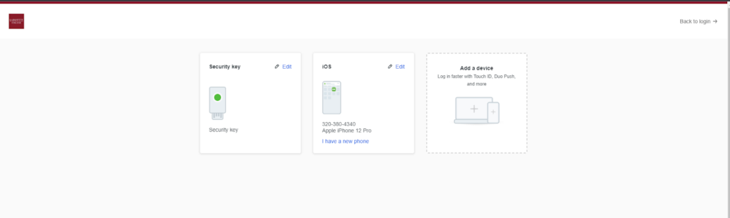 DUO Universal Prompt - Add New Devices
