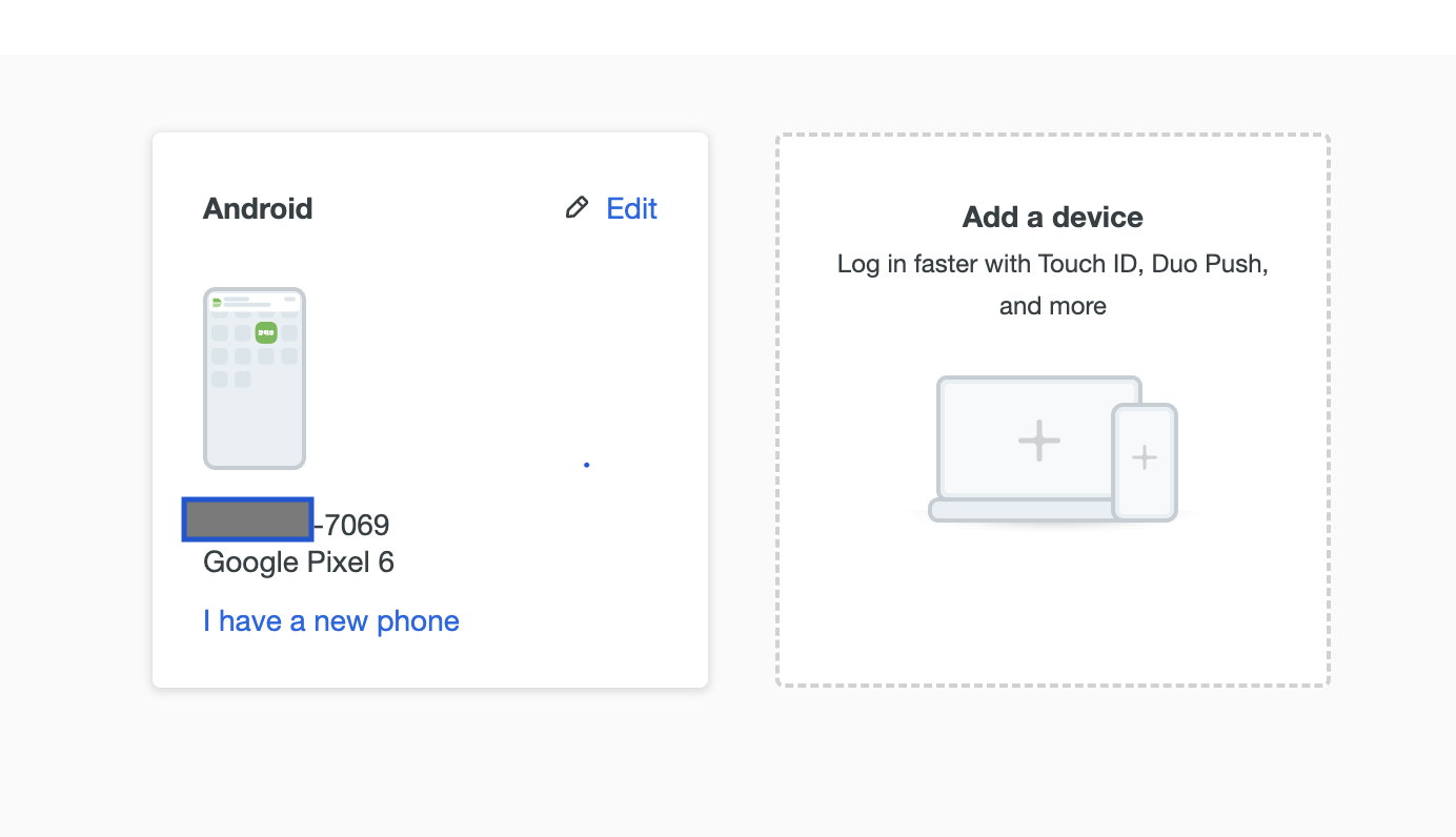 Your password plus your device proves you are you and allows you to access services.
