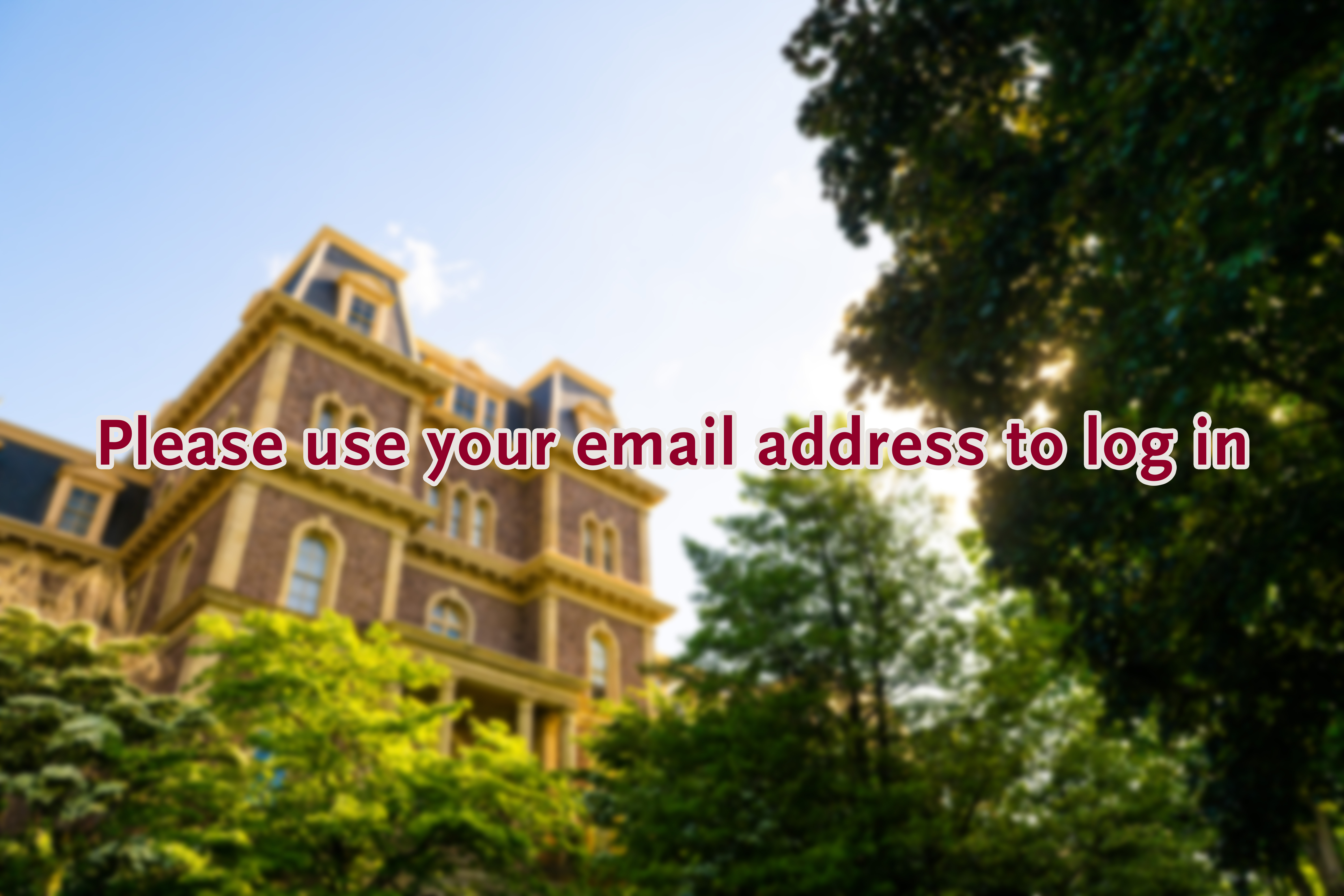 Email log in background