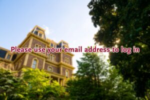 Email log in background